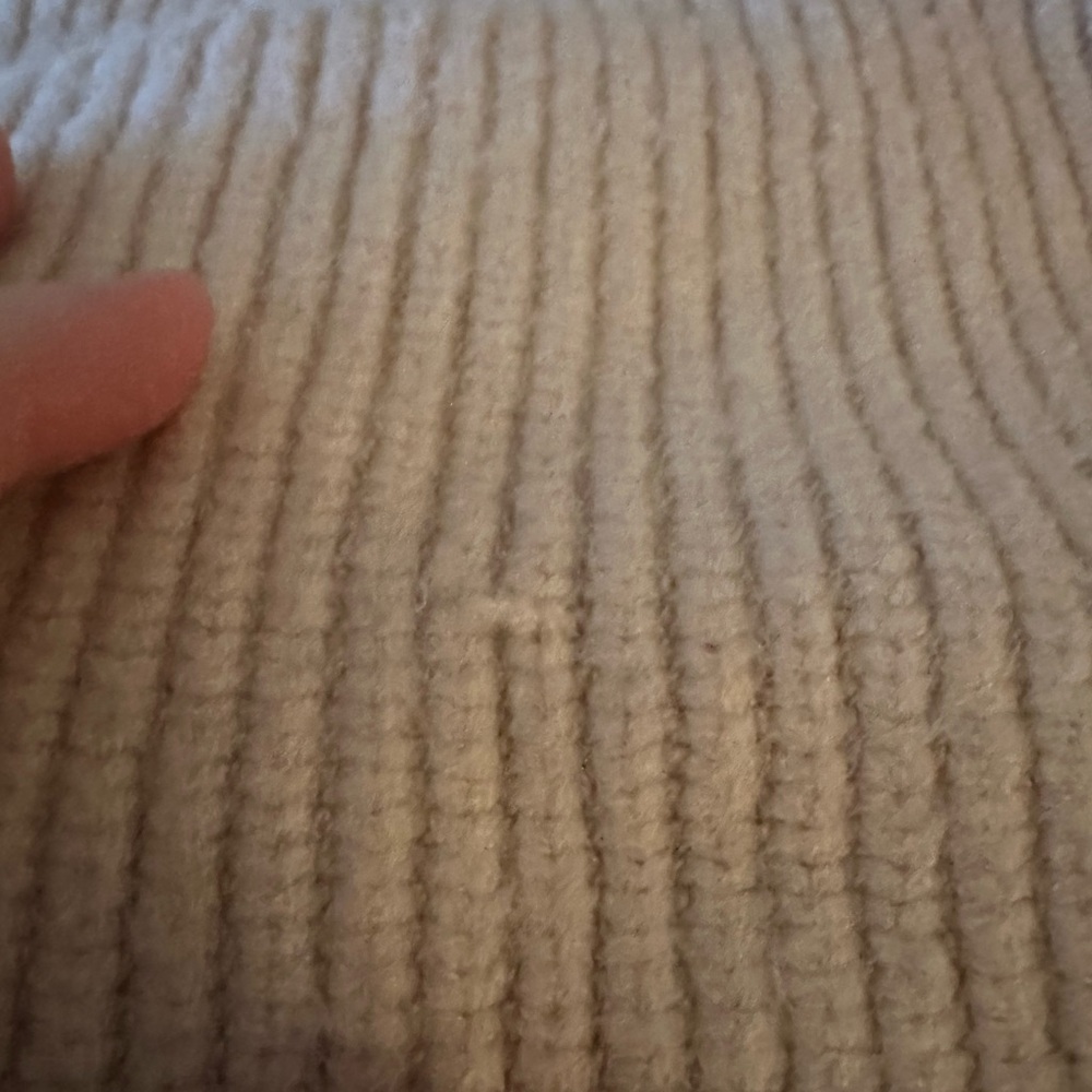 Zara Beige Ribbed Cardigan - Picture 3 of 7